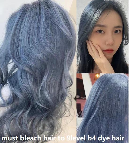 (free peroxide) Krim Pewarna Rambut Ash Blue Saloon Professional ...