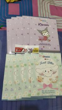 Product Review of Buku Tulis Motif Kuromi/Cinamoror 38Lembar 1Pack isi (10pcs) buku Tulis from L**a 2