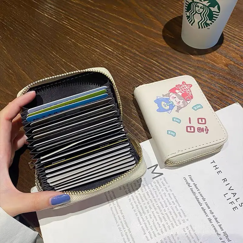 Ví nữ ngắn mini cầm tay nhiều ngăn giá rẻ nhỏ gọn bỏ túi thời trang hàn quốc cute dễ thương VN115 2
