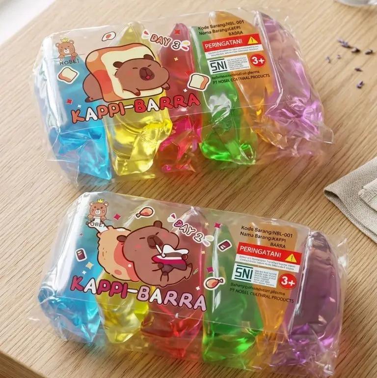 Koper Games 1pack isi 6pcs Mainan Slime Anak Edukasi Seru untuk Aktivitas Bermain Menyenangkan dan Bermanfaat - Buah