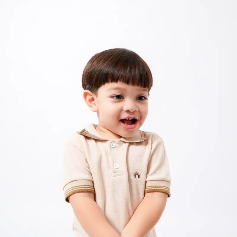 ZANE TOP Kaos Polo Kerah Katun Anak Cowo Cewe OOTD Pakaian Fashion 4