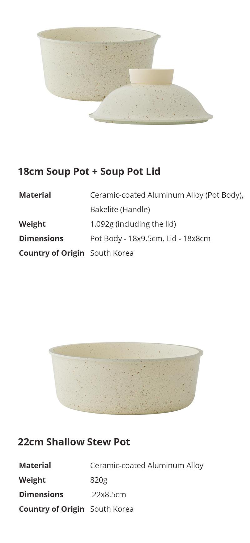 Product Introduction of (Modori Official) Arong x Sodam Cookware Set (3 colours!) 56