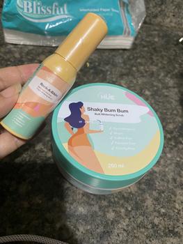 Product Review of Simply HUE Perfect Duo - Shaky Bum Bum whitening scrub + Rock-a-Bikini whitening serum from C**h S**o 0