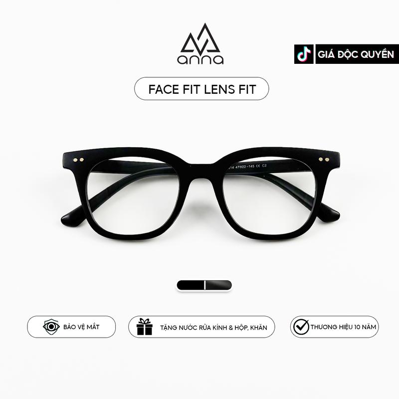 Gọng Kính ANNA Unisex Dáng Chữ Nhật Chất Liệu Nhựa Dẻo Phong Cách Cá Tính 614