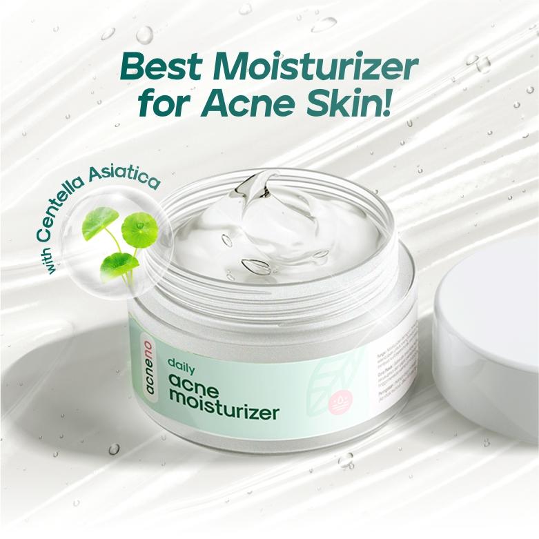 Product Introduction of Daily Acne Moisturizer - Acneno isi 50gr | Memperbaiki Skin Barrier Kulit | Membantu Wajah Lebih Terhidrasi Kandungan Panthenol Aman Untuk Bumil & Busui | BPOM Original 0