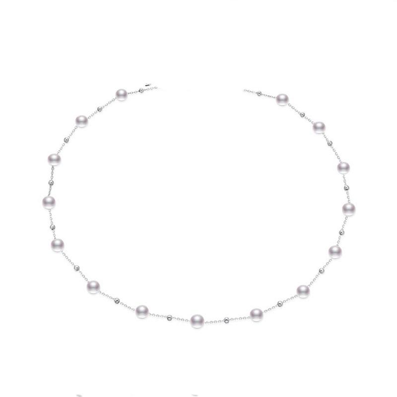 Product Introduction of DR Starry pearl necklace  5-6mm SKU:XL-074 0