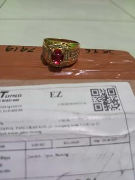 Product Review of Batu cincin delima lipan merah from b**5 2