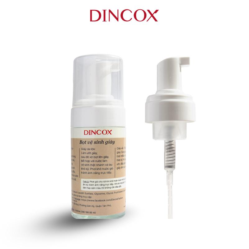  Bọt Vệ Sinh Giày da vải da lộn dung tích 100ml DINCOX 