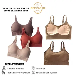 Beevas.id BR496 Sport Bra BH Olahraga Pakaian Dalam Wanita Bra bh sport yoga gym lari Wanita cod