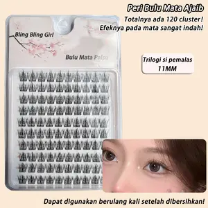 Trilogi si pemalas 11MM Kapasitas besar 10 baris bulu mata palsu