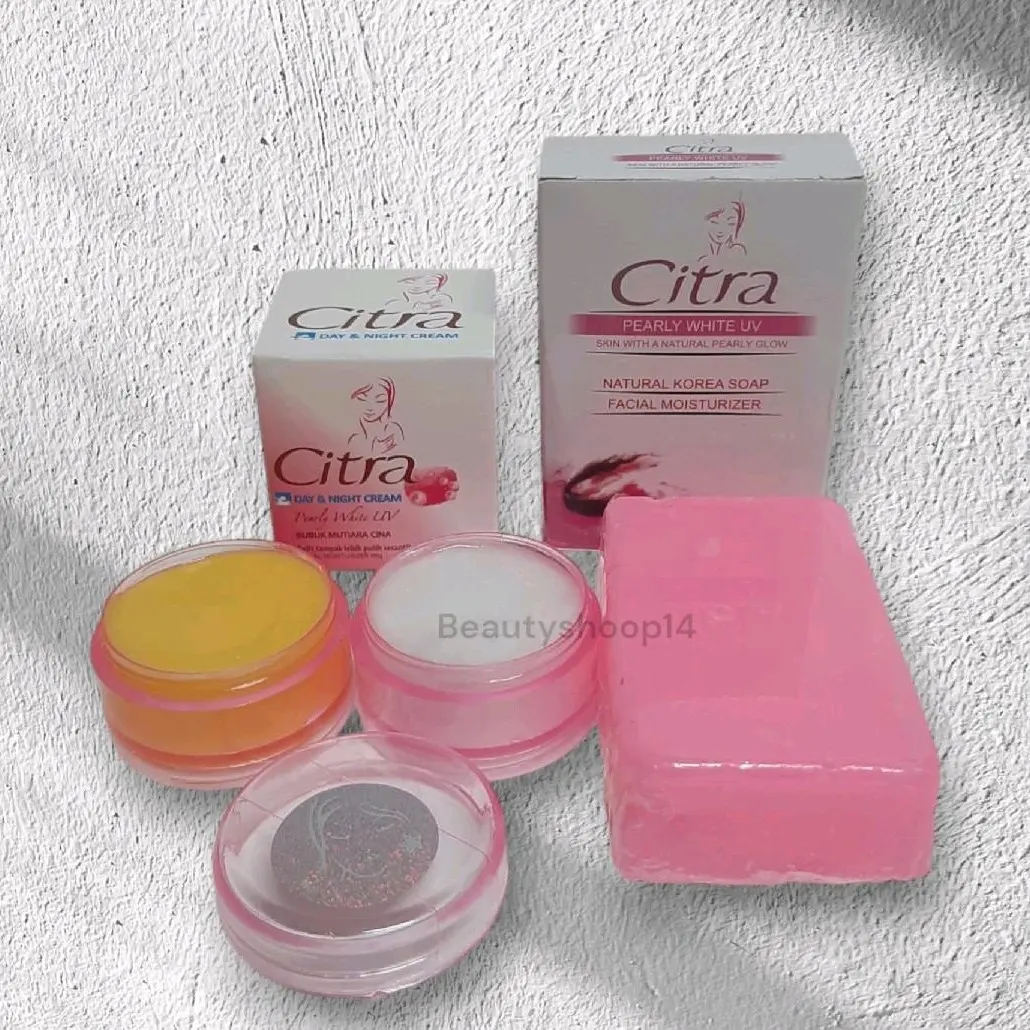Paket Citra Cream Siang Malam dan Sabun untuk Wajah