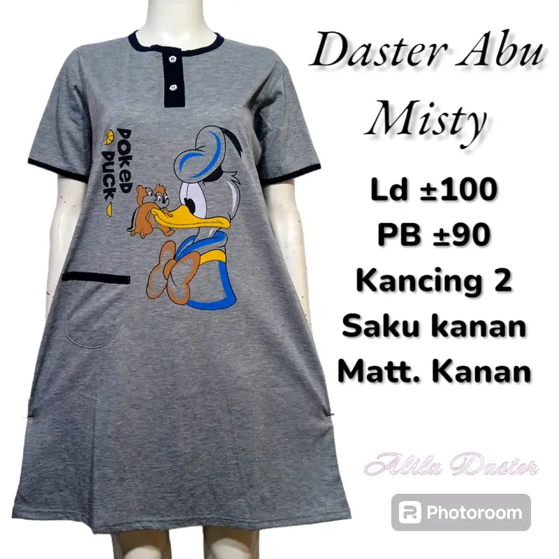 Daster Abu Motif MICKY MOUSE 4