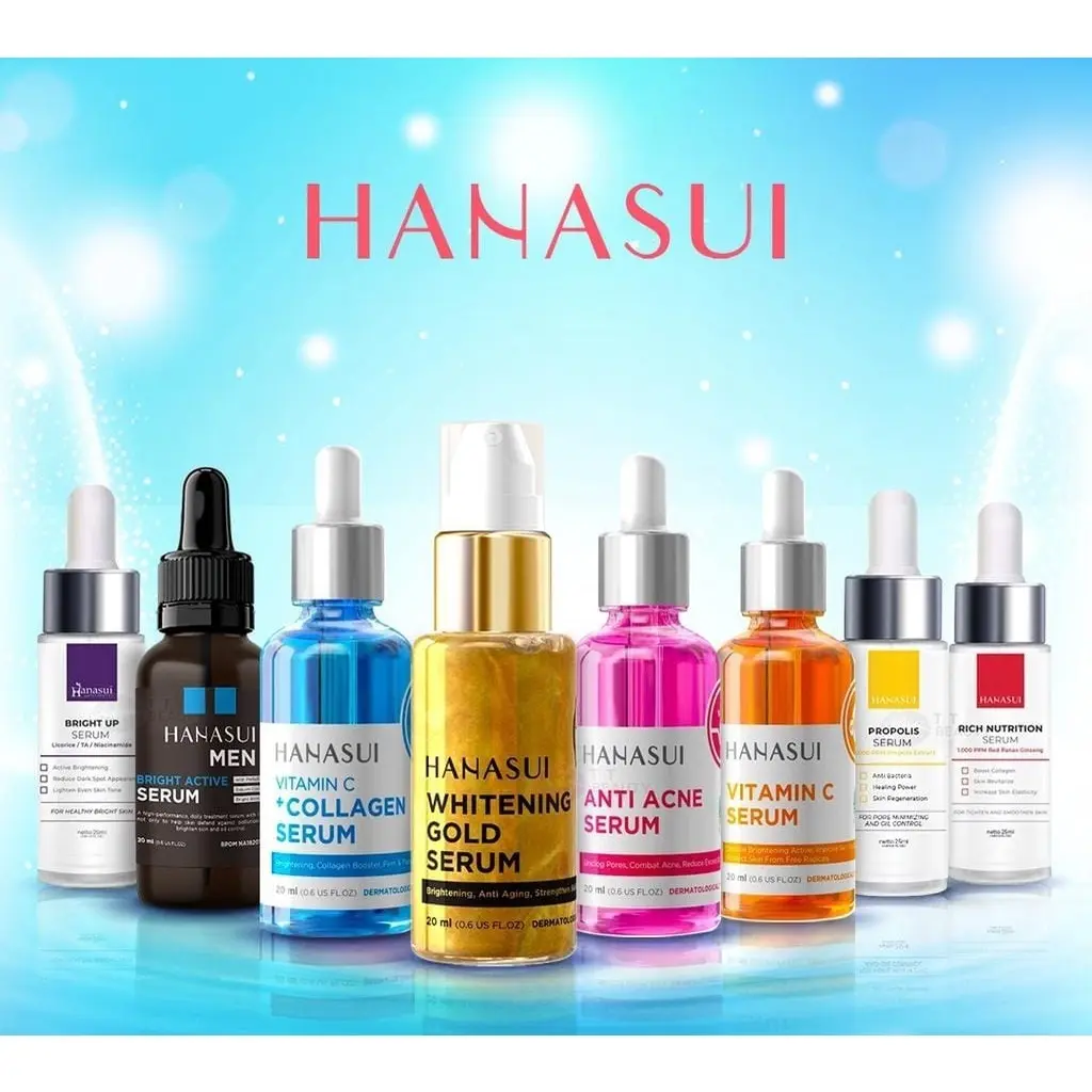 HANASUI Power Serum Series | Whitening Gold || Vitamin C + Collagen || Anti Acne || HANASUI Face Serum