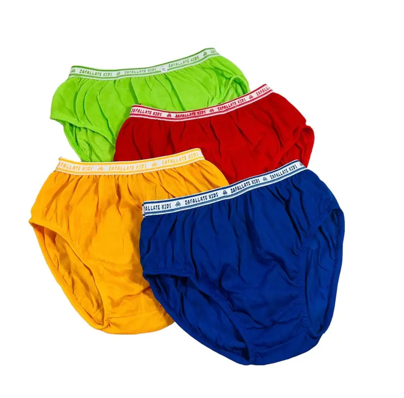 Celana Dalam Anak Laki Polos Bahan Katun Usia 2-9 tahun, Isi 6/12 Fashion 0