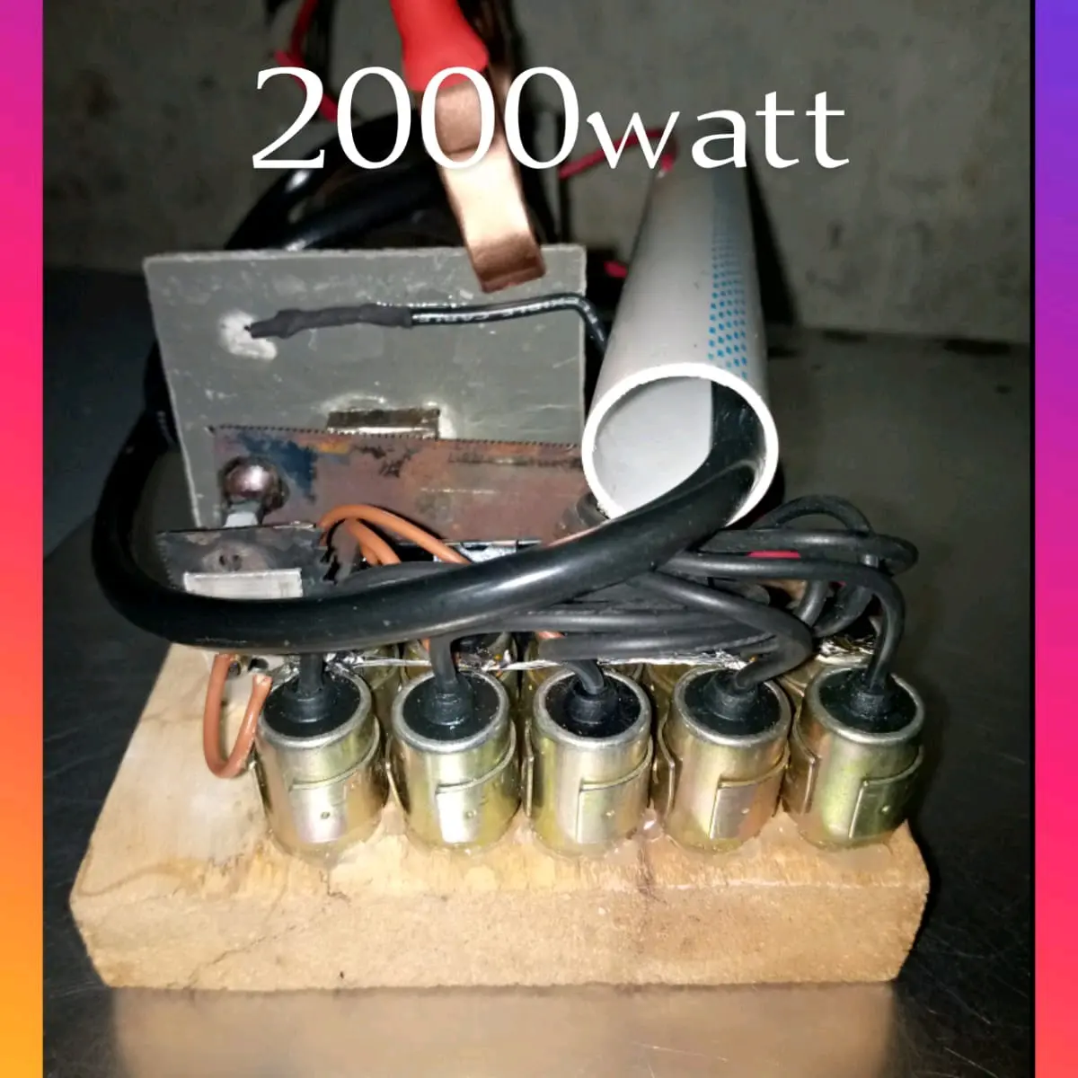 inventer platina baja widia type.2000 watt