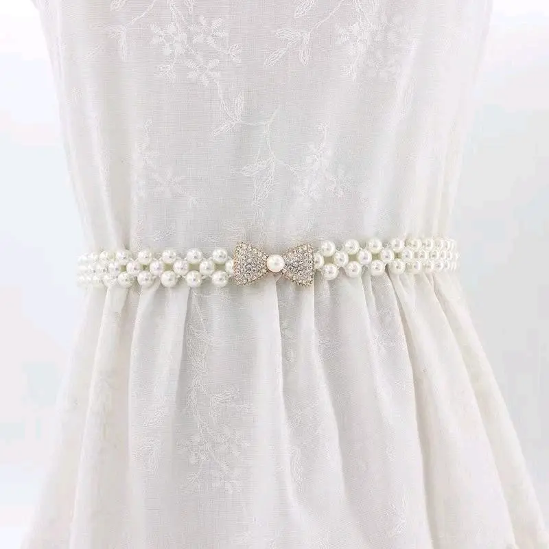 Belt Mutiara Ikat Pinggang Full Mutiara 50gram Perempuan Aksesoris 0