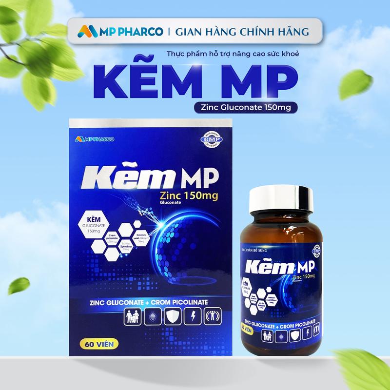 [MP17] [Hàm Lượng Cao] Viên Uống Kẽm MP Zinc (60 Ngày) - Viên Uống Bổ Sung Kẽm Hỗ Trợ Sức Khỏe Toàn Diện - Hộp 60 Viên