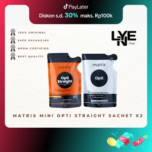 Matrix Mini Opti Straight 125ml x 2 Pelurusan Rambut Instant Meluruskan Smoothing Straightening
