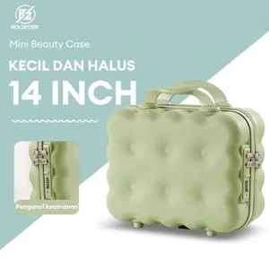 Boldedge 14 Inch Mini Beauty Case Kecil dan Halus Tas Hamper Beauty Case Koper Travel Ringan Premium
