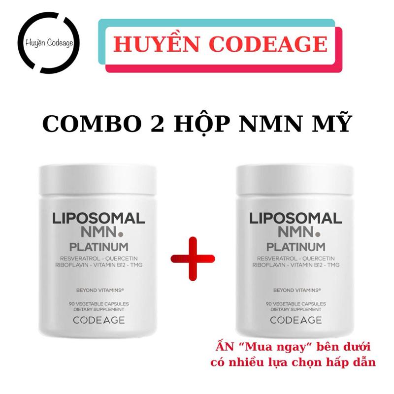 NMN-Huyền CodeAge Viên uống NMN Liposomal NMN CodeAge Thực Phẩm Bảo Vệ Sức Khoẻ ,90 viên- HUYỀN CODEAGE