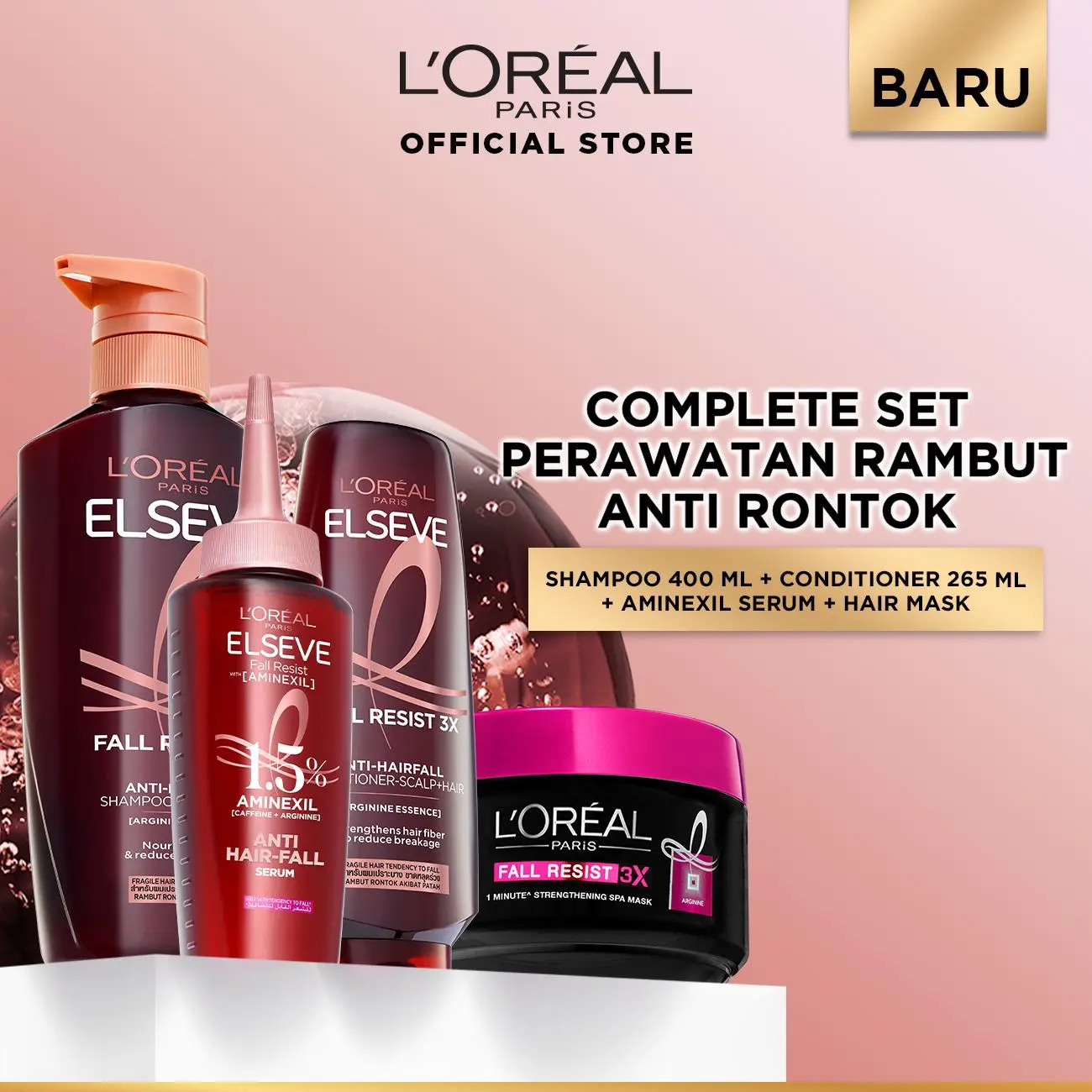 [FLASH SALE] 4 in 1 Big Size Anti Rambut Rontok