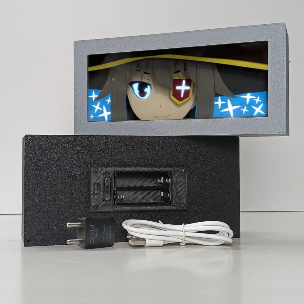 3D Anime Lightbox Konosuba Lampu hias anime dekorasi kamar tidur