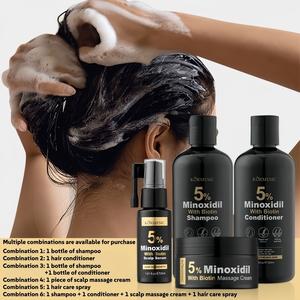Kormesic 5％ミノキシジル＆ビオチン ヘアケアセット、育毛・抜け毛対策・フケケア対応 ダメージヘア向け