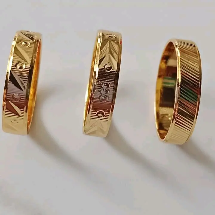 cincin lapis emas bahan kuningan persis emas asli terbaru