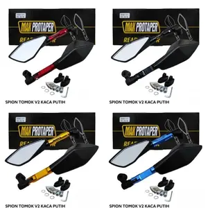 MaxProtaper Spion V2 Full CNC Original Kaca Putih Universal Nmax Aerox Lexi PCX Adv Vario Mio Beat Dll Bisa Semua Jenis Motor