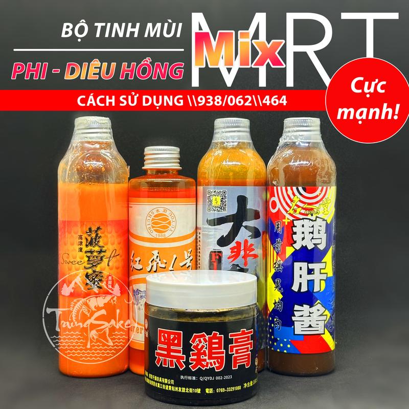Tinh mùi câu cá Phi Diêu Hồng - MiX MRT Cực mạnh - cực kỳ hiệu quả câu cá Phi Diêu hồng - Rô mâm cũ mới mồi câu Fishing