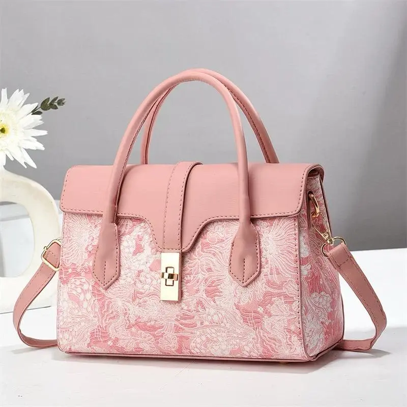 Tas Selmpang Wanita Elegant Mewah Slingbag Top Handle