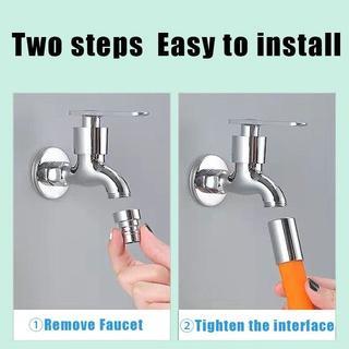 Product Introduction of Adjustable Water Tap Extension 360 Rotate Faucet Extension Extender Free Bending Flexible Silicone Hose Tupe Pipe Paip Faucet Extension Extender Rotating Water Tap Extension Pipe Bending Flexible Extension Hose Getah Paip Air Bathroom Home 0