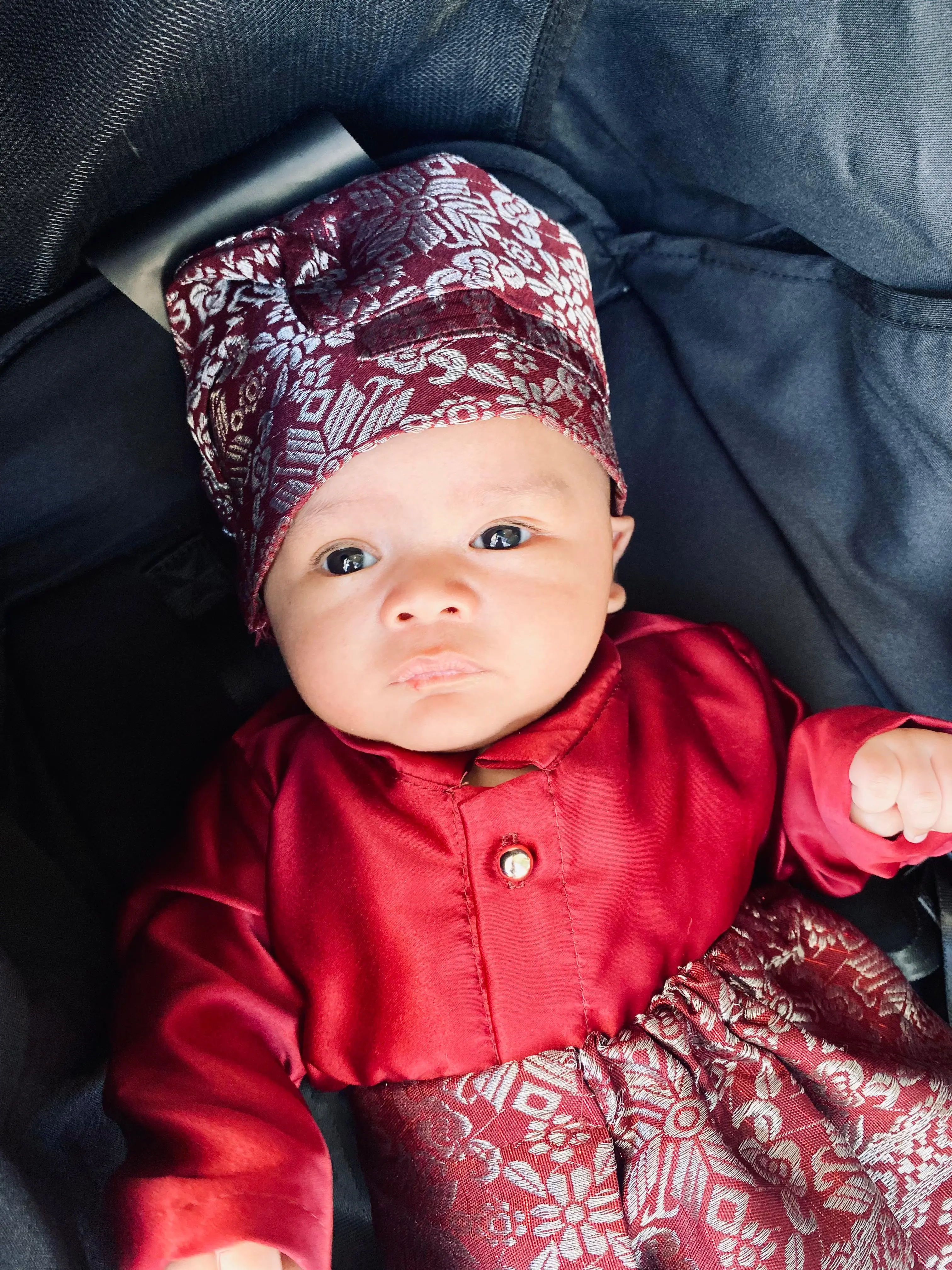 Baju adat melayu properti foto bayi newborn