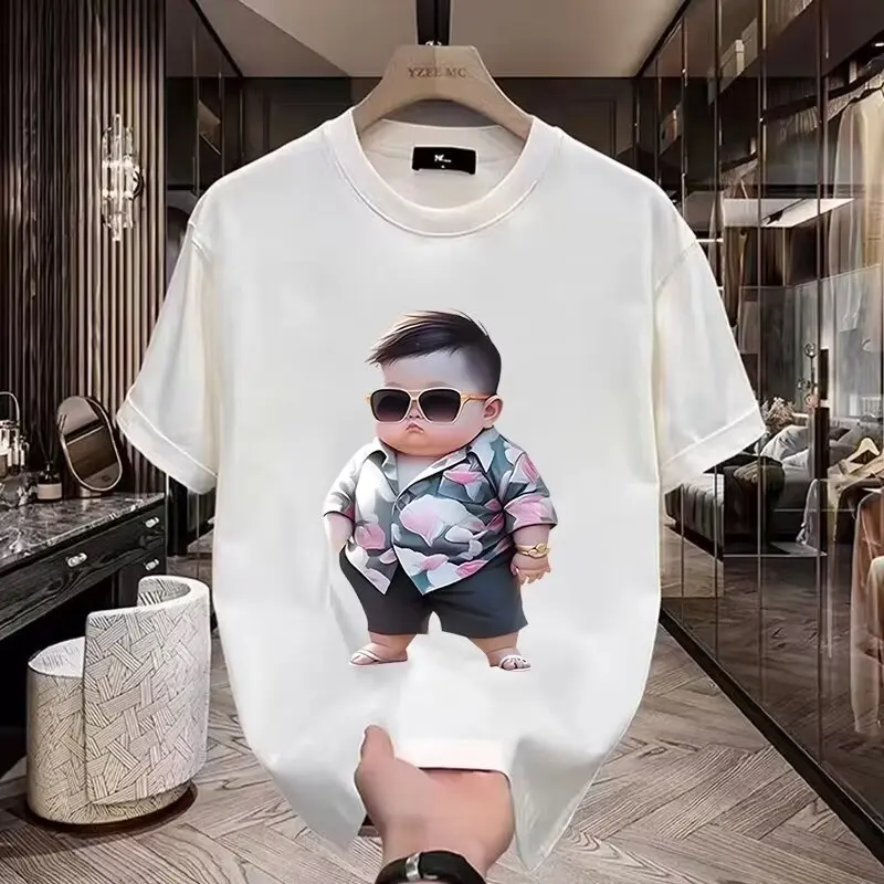 Áo Ngắn Tay Dáng Rộng, Phong Cách Mỹ Xu Hướng Mùa Hè, Màu Trơn Đơn Giản, Unisex, Làm Bằng Bông, Dễ Phối Đồ, Thiết Kế In Hình Dáng Rộng Vừa Vặn, C-934