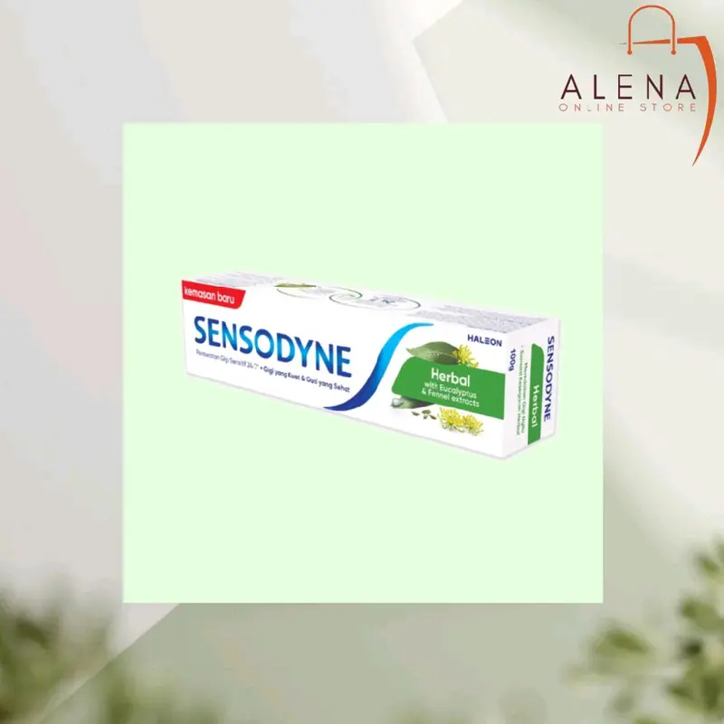 Sensodyne Pasta Gigi Sensitif 100g asli alami Bersihkan Mulut dan Gusi 3
