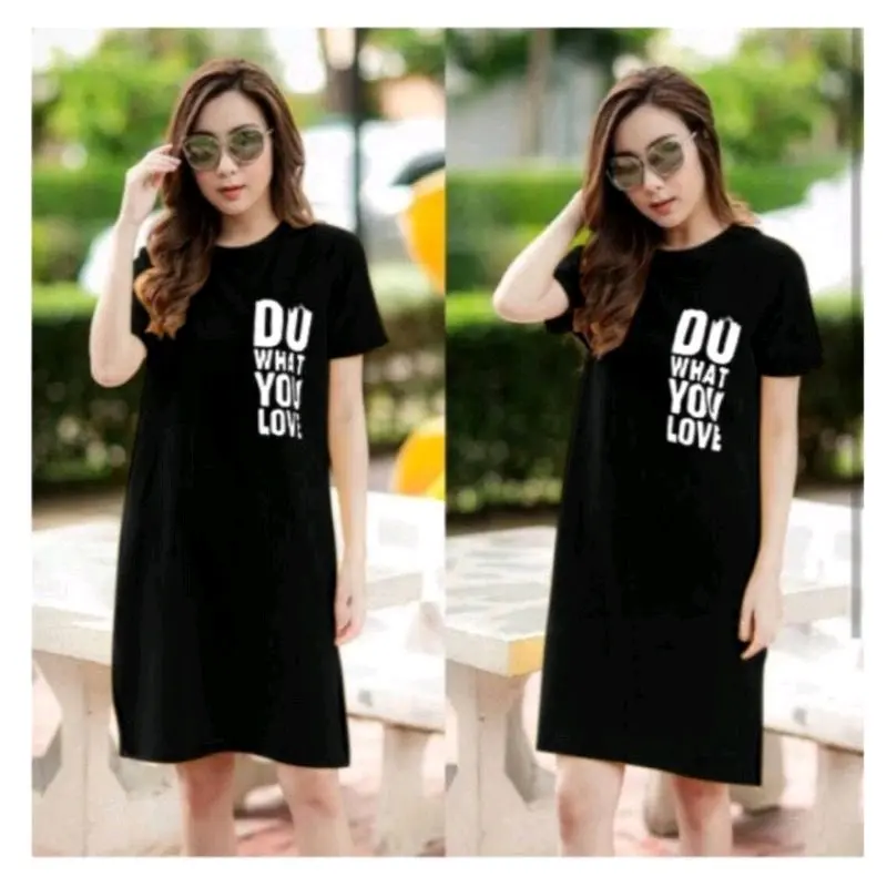 -Diskon Sale- Dres Wanita Model Do What You Love Harian (Bisa Cod)