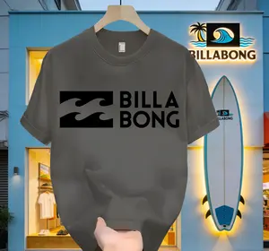 Kaos Selancar BILLA BONG - Desain retro klasik, sempurna untuk kolektor dan penggemar selancar.