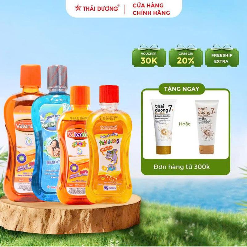 HCM Nước súc miệng Valentine- Sao thái dương