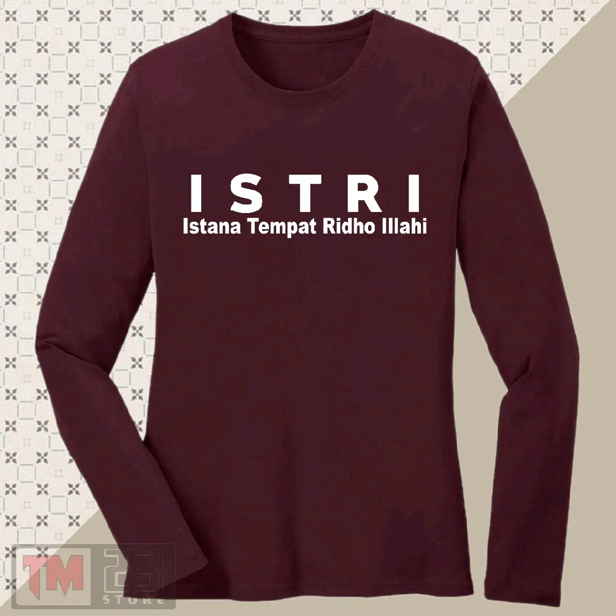 ISTRI Panjang Maroon