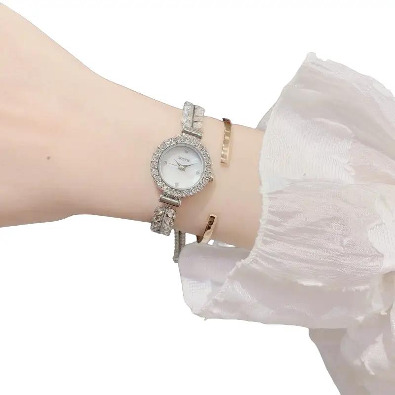 Đồng Hồ Nữ Lắc Tay Dây Rút Nữ Tính LD02  Đeo Tay đồng  hồ