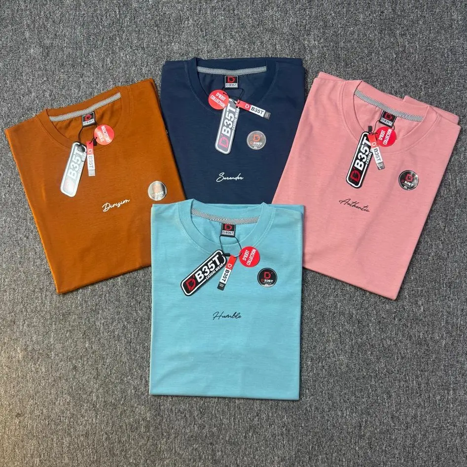 PAKKET 4PCS 100 RIBU KAOS SIMPEL KAOS PRIA WANITA KAOS DISTRO BANDUNG Baju Cowok Katun Motif Nyaman Oblong