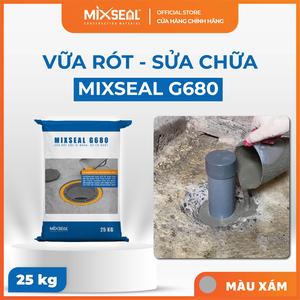 [25kg] Vữa rót, Vữa đổ bù, Vữa sửa chữa tự san phẳng Mixseal G680