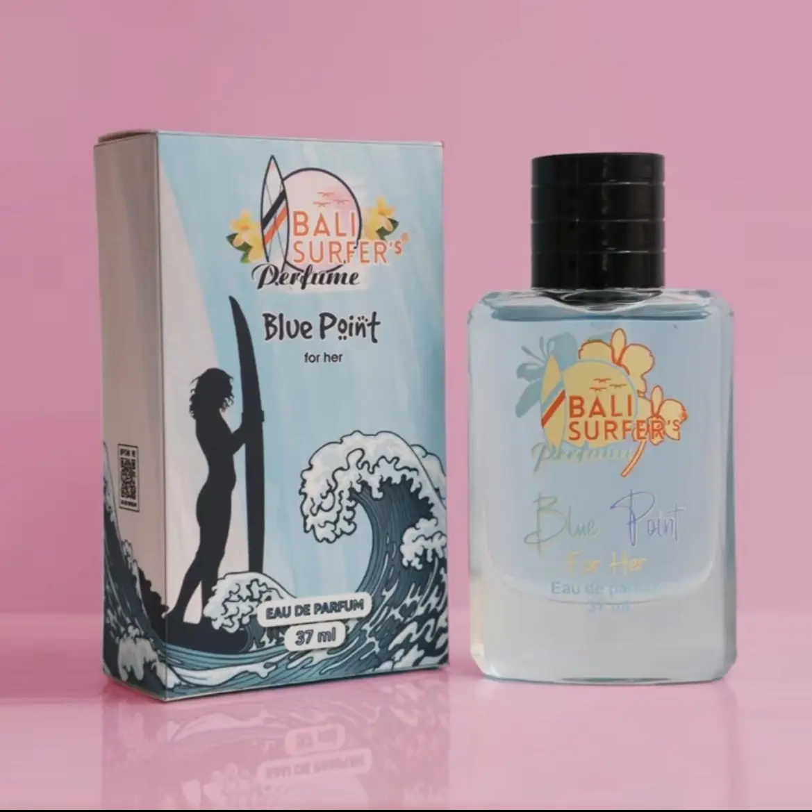 Parfum Bali Surfers Blue Point for Her Eau De Parfum 37 ML- Aroma Citrus, Fruity, dan Oceanic - Elegan Perfume