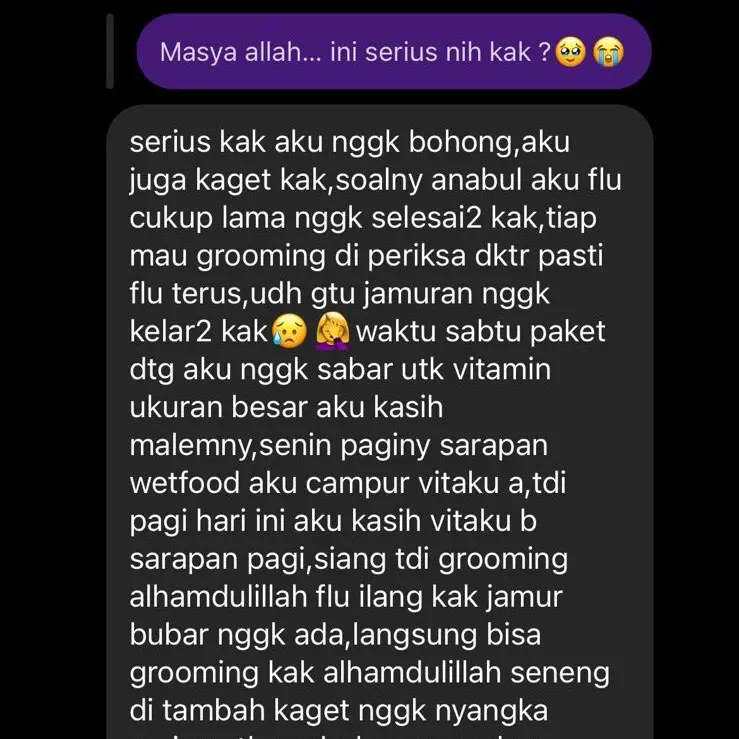 PAKET BOOSTER EMBULL ||Bulu super lebat || 90% atasi rontok || anabul sehat || kucing dan anjing || madu 7