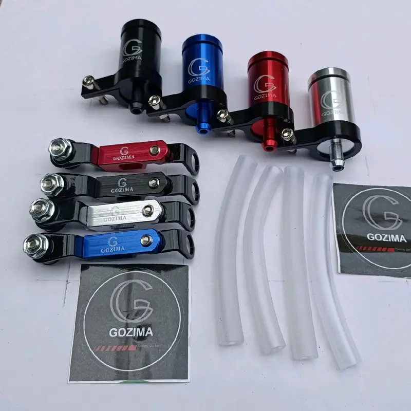 Paket Variasi 2item Tabung Minyak Rem Model Pen'iss Cnc Plus Breket Tabung Minyak Rem Cnc Full CNC Plus Selang And Breket Selang Universal Semua Motor 0