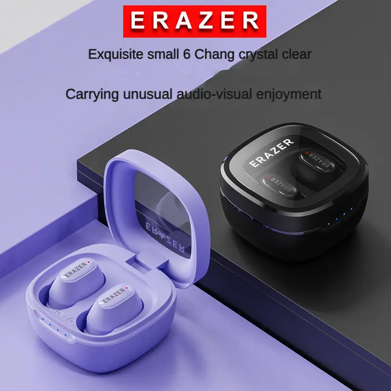 Tai nghe không dây Lenovo ERAZER XT62PRO TWS, Bluetooth 5.3, âm thanh nổi HIFI chất lượng cao, giảm tiếng ồn thể thao, độ trễ thấp và micrô, tai nghe Bluetooth không dây điều khiển cảm ứng. 3
