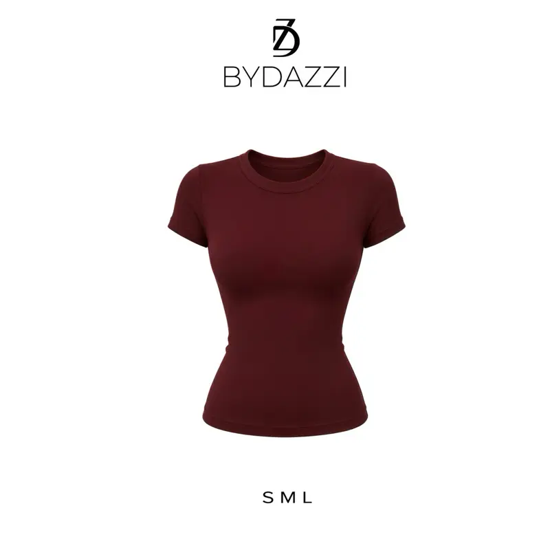 Áo thun trơn nữ cổ tròn vải cotton mịn DAZZI form ôm babytee Women A016 | BigBuy360 - bigbuy360.vn Áo thun trơn nữ cổ tròn vải cotton mịn DAZZI form ôm babytee Women A016 | BigBuy360 - bigbuy360.vn