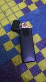 Product Review of FITINE Korek api listrik dua sisi dengan desain bebas api dan tahan angin Korek api ultra-tipis yang dapat diisi ulang dengan USB from a** 0