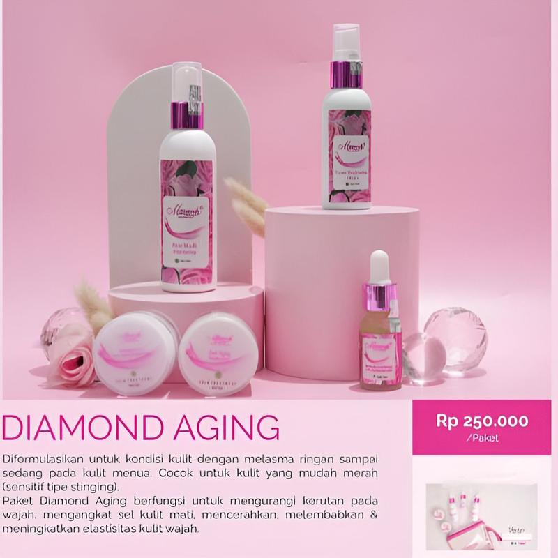 Product Introduction of Semua Paket Marwah Skincare krim malam klinik untuk anti aging flek hitam dan kerutan mencerahkan kulit agar wajah glowing putih memudarkan flek hitam noda hitam menyamarkanbekas jerawat yang membandel Mengencangkan Platinum diamond bright tea tree 10