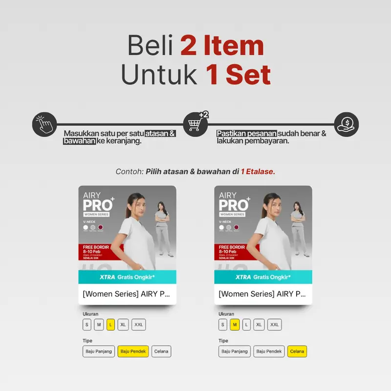 Airy Stretch - Baju Mandarin - Home Of Stasis Warna 4 - Medical Scrub Doctor’s Baju Celana Jaga Karet Panjang 7/8 pendek V Neck Joger Karet Cargo OKA OK Perawat/Dokter Nakes, seragam pria wanita Set Terpisah Wearpack Free Bordir 2